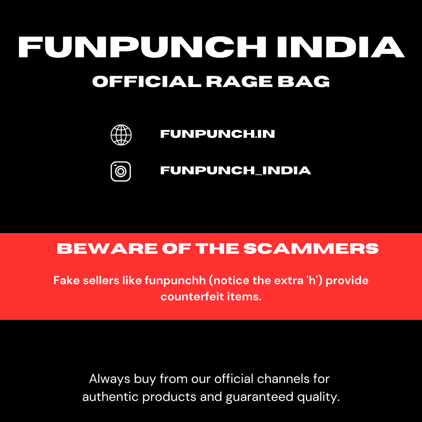 FUNPUNCH™ - RAGE BAG